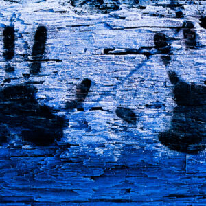 Hand Prints Burned in Frost