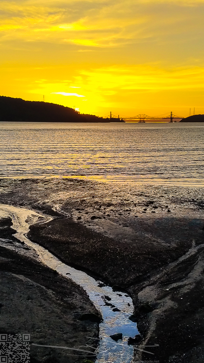 Benicia, CA Sunset with Stream