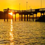 Benicia 1st Street Pier in Sunset