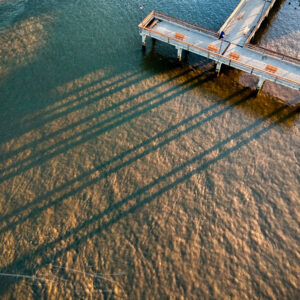 Shadows of a Pier