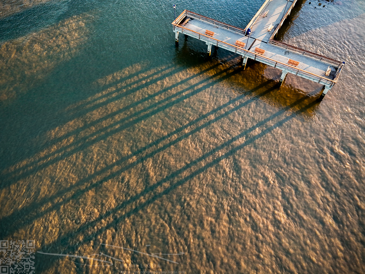 Shadows of a Pier