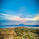 Moonrise Behind the Mountain