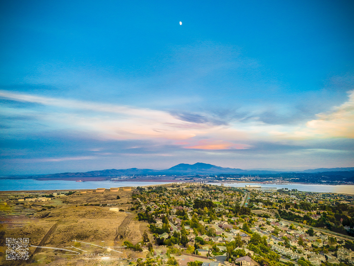 Moonrise Behind the Mountain