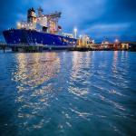 Tanker Before Sunrise