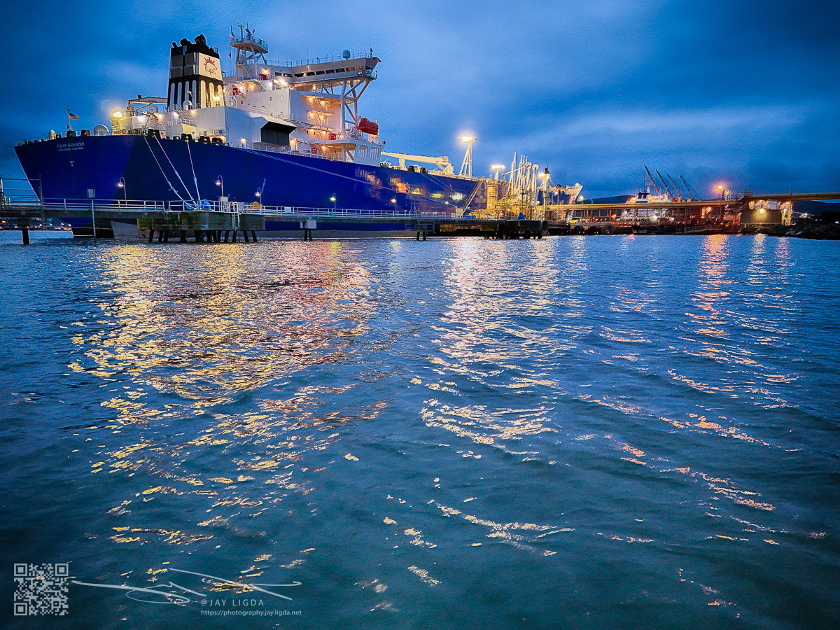 Tanker Before Sunrise