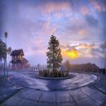 Sun Rises on First Street