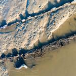 Debris From Wrecked Ship Exposed