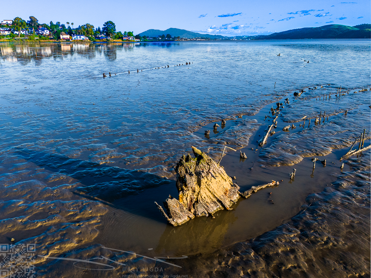 Shipwreck Bow Mount Diablo Sunset