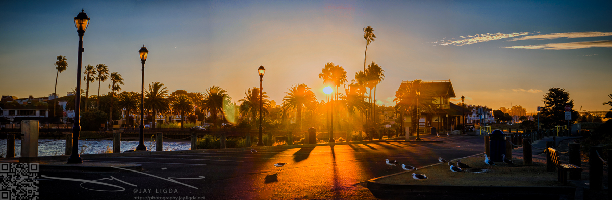 Morning Panoramic from Benicia First Street Pier