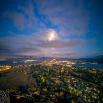 Moonrise Above Mount Diablo