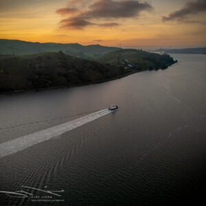 Lone Tug Motoring to Work Down the Caquinez Strait